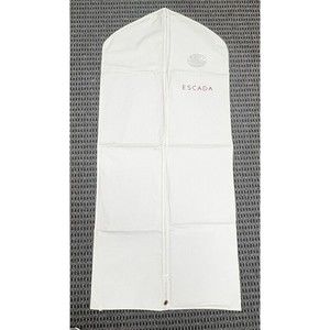 ESCADA Long Dust Bag Travel Garment Nylon White Pink 53”Lx 24”W